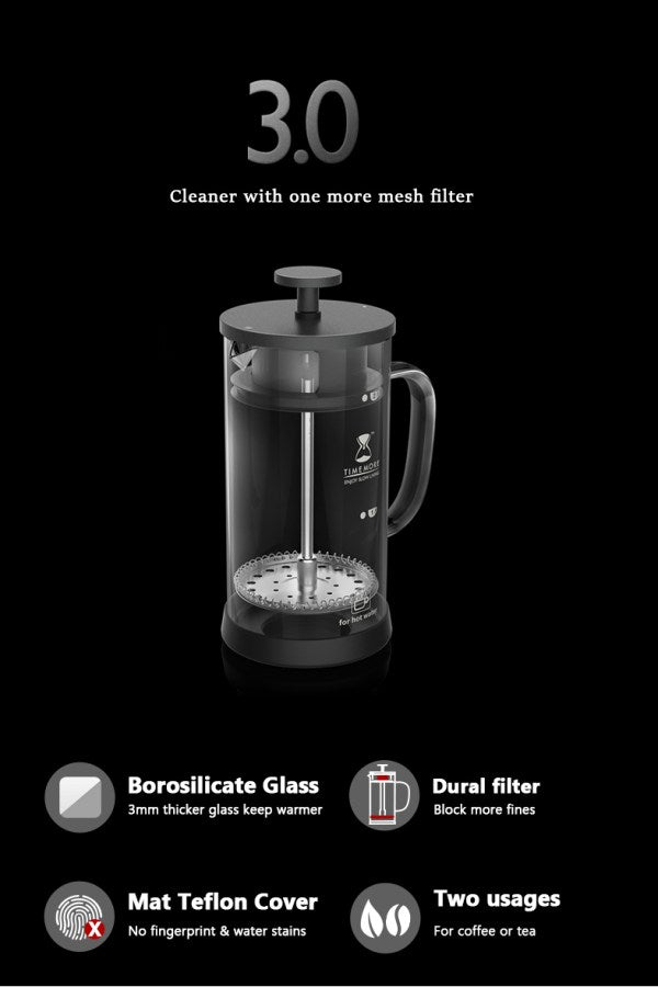 Timemore French Press 3.0 Dual Filter Mesh