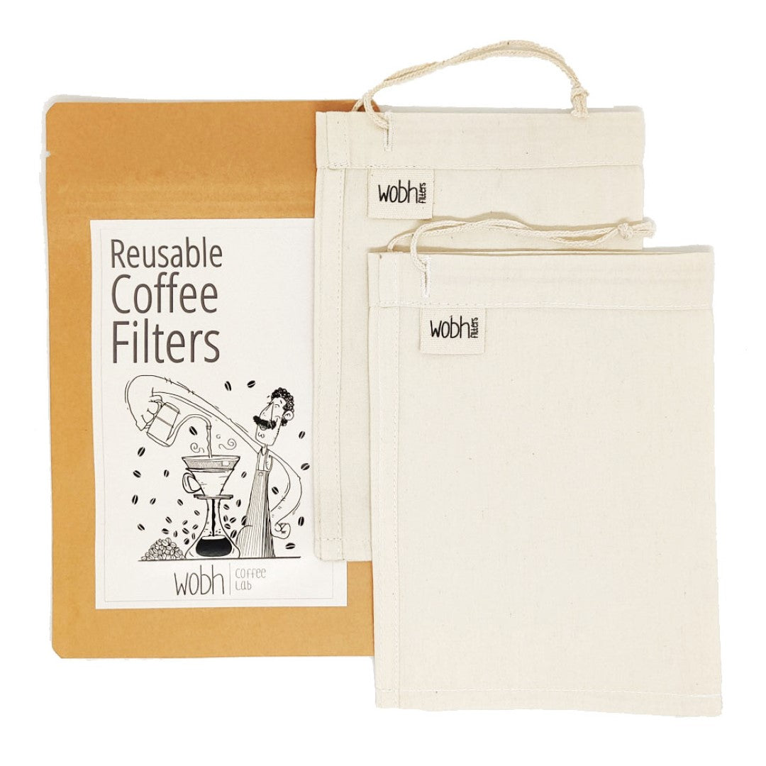 Wobh Filters | Reusable Cold-Brew Coffee Bags | Pack of 2